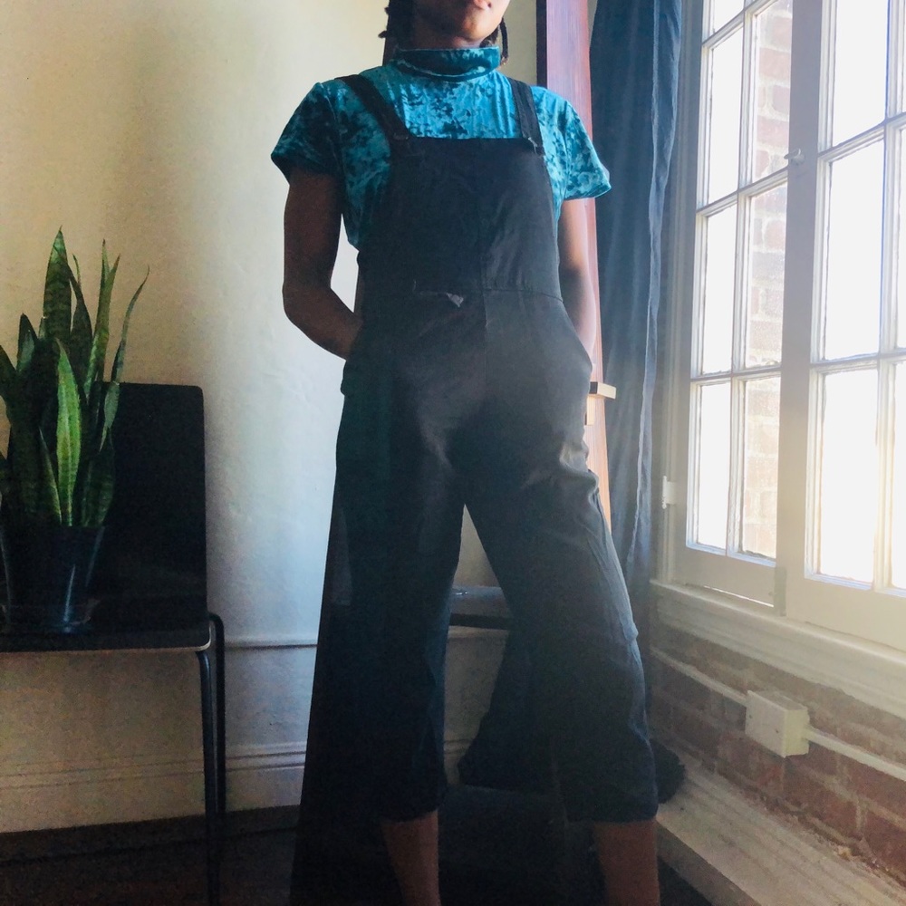 Black Cotton Overall